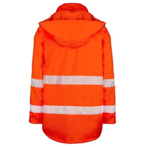 High Visibility Orange Deltic Breathable Waterproof Interactive Jacket