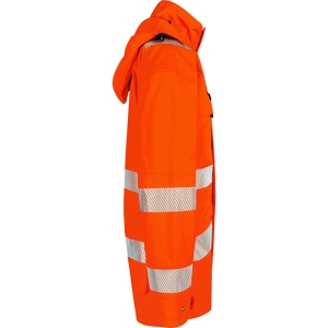 High Visibility Orange Deltic Breathable Waterproof Interactive Jacket