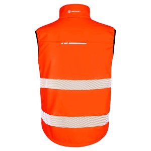 High Visibility Orange Deltic Interactive Gilet Bodywarmer