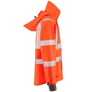 High Visibility J05 Breathable Superior Orange Waterproof Bomber Jacket ENISO20471 & Rail Industrial Standard RIS-3279-TOM