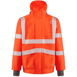 High Visibility J05 Breathable Superior Orange Waterproof Bomber Jacket ENISO20471 & Rail Industrial Standard RIS-3279-TOM