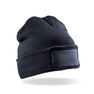 RC034 Result Navy Blue Double Knit Thinsulate Beanie Hat
