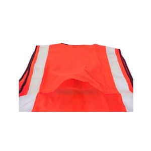 Beeswift Superior Red High Visibility Vest. To ENISO20471 Class 2