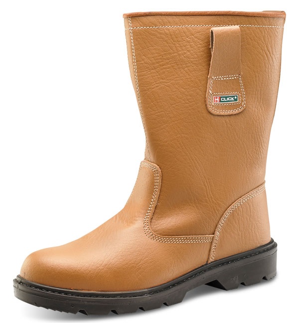 Safety Leather Rigger Boots With Steel 